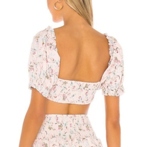 WeWoreWhat Coco Off The Shoulder Crop Top NWT - Picture 3 of 3